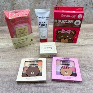 Bundle Of The Creme Shop Eyeshadows Palettes, Towelettes, Moisturizer, Mask Skin